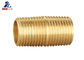 HPB 57 Brass Fittings ISO 228 Brass Pipe Nipple Male Thread