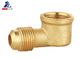 Female X Male Natural Color ISO228 Threaded Brass Elbow Fitting Brass Fitting